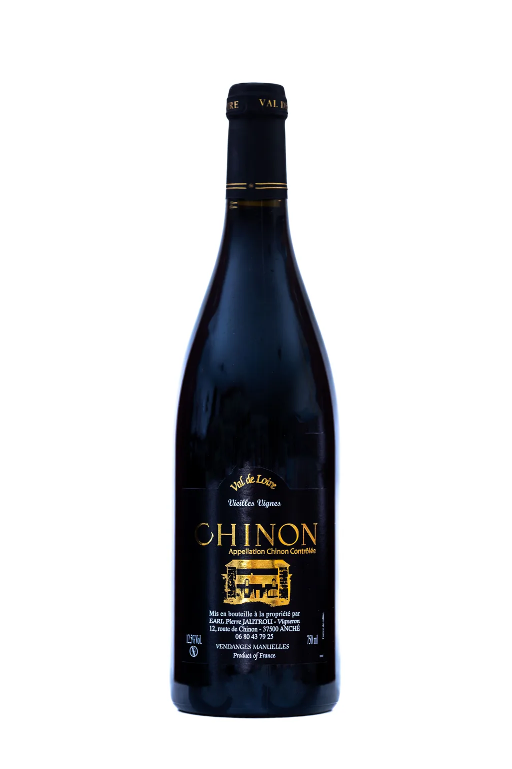 Bouteille Chinon Rouge Vieilles vignes Domaine Jautrou